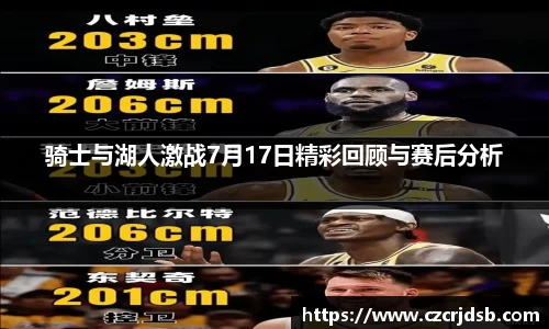 骑士与湖人激战7月17日精彩回顾与赛后分析